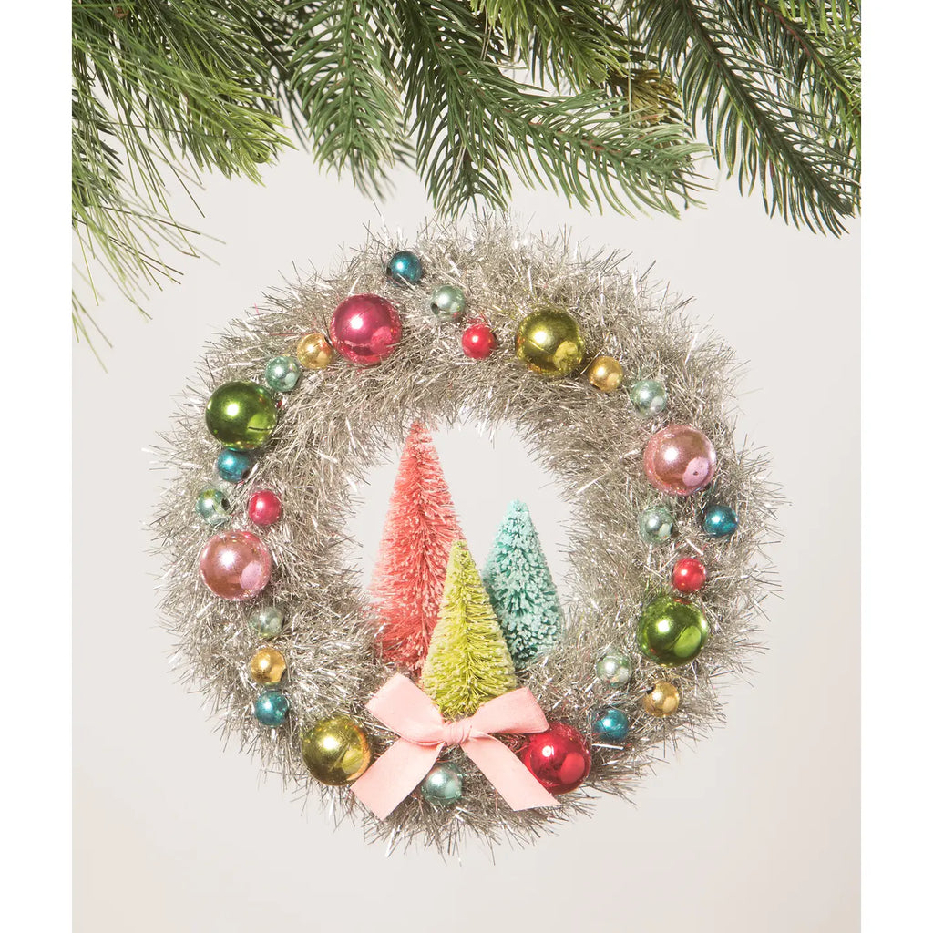 Brights tinsel wreath