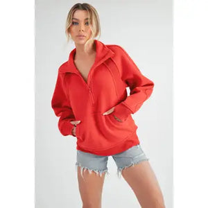 Lonesome dove half zip sweatshirt