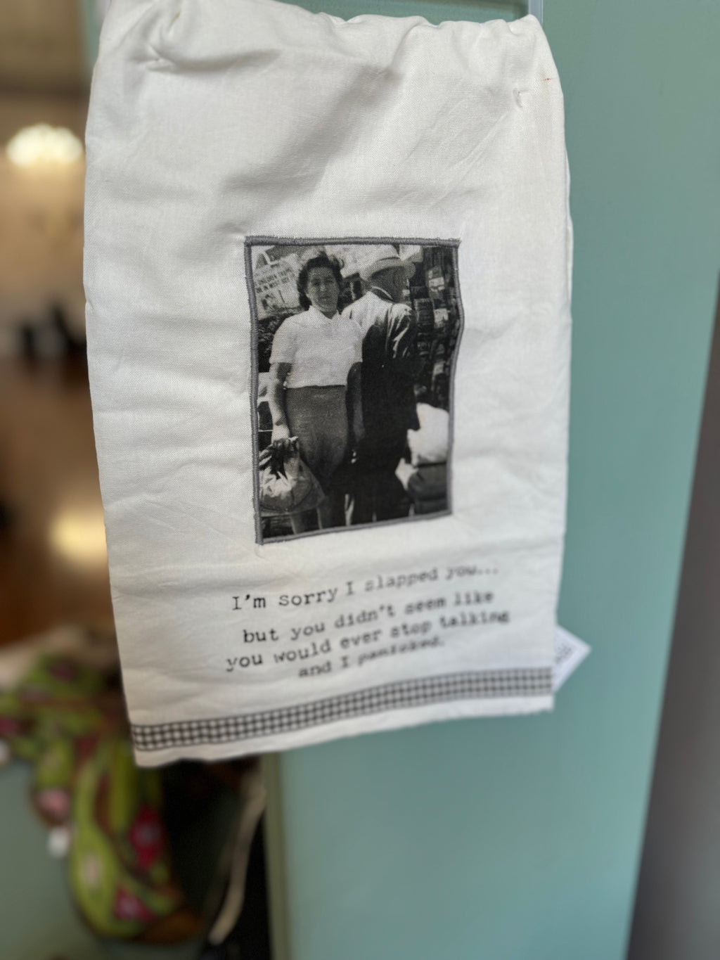 trash talk tea towels