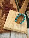Handmade Turquoise & Sterling Silver Adjustable Naja Ring Signed Nizhoni