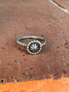 Navajo Sterling Silver Concho Star Ring