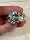 Navajo Sterling Horse Head Ring Size 13