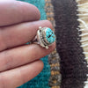 “The Ellie” Navajo Turquoise Sterling Silver Ring Size 6.5