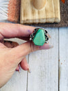 Navajo Turquoise & Sterling Silver Ring Size 5