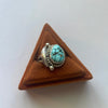 “The Ellie” Navajo Turquoise Sterling Silver Ring Size 6.5