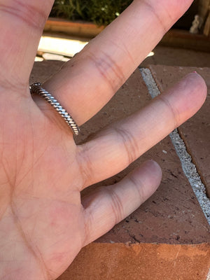 Navajo Sterling Silver Concho Star Ring