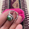 “The Taylor” Navajo Turquoise Sterling Silver Ring Size 9.5